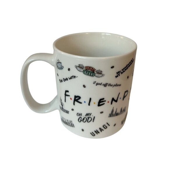 Friends TV Show Ceramic Mug With Iconic Quotes 4" High Dishwasher & Microwave Sa - Picture 2 of 3